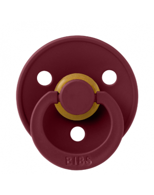 BIBS Colour, Maat 1 (0-6 maanden), Rond - Latex, Speen met naam