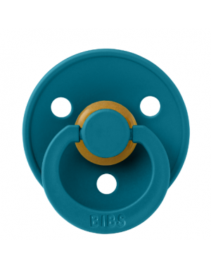 BIBS Colour, Maat 1 (0-6 maanden), Rond - Latex, Speen met naam