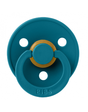 BIBS Colour, Maat 1 (0-6 maanden), Rond - Latex, Speen met naam