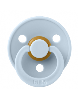 BIBS Colour, Maat 1 (0-6 maanden), Rond - Latex, Speen met naam