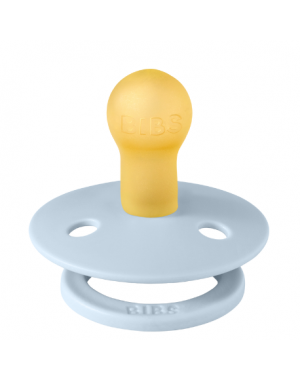 BIBS Colour, Maat 1 (0-6 maanden), Rond - Latex, Speen met naam