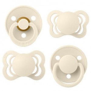 Bibs Try-it-collection Speen, 4-stuks, Maat 1 (0-6 maanden), Ivory