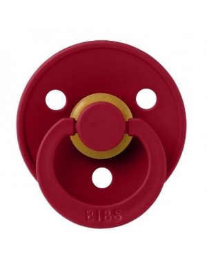 BIBS Colour, Maat 1 (0-6 maanden), Rond - Latex, Speen met naam