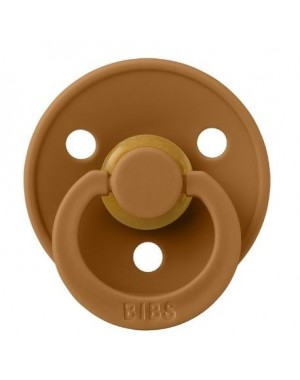 BIBS Colour, Maat 1 (0-6 maanden), Rond - Latex, Speen met naam