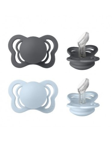 BIBS Couture - 2 stuks,  Maat 1 (0-6m), Orthodontisch – Silicone
