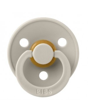 BIBS Colour, Maat 1 (0-6 maanden), Rond - Latex, Speen met naam