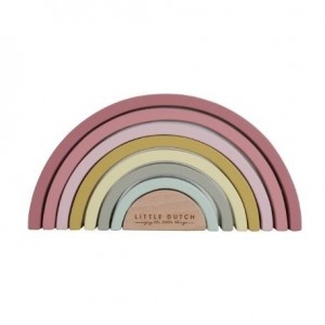 LITTLE DUTCH,  Houten regenboog, Roze