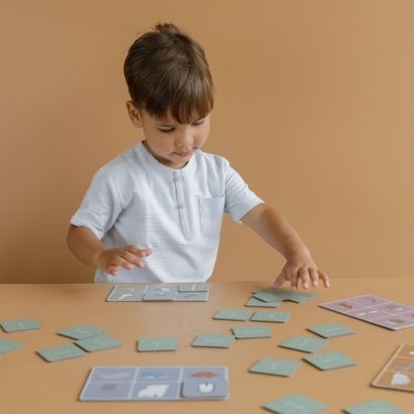 LITTLE DUTCH,  Foto lotto - Karton, Kleine Gans, Diverse kleuren