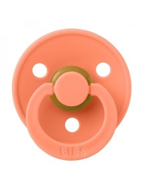 BIBS Colour, Maat 1 (0-6 maanden), Rond - Latex, Speen met naam