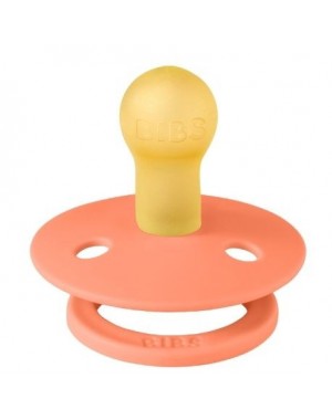 BIBS Colour, Maat 1 (0-6 maanden), Rond - Latex, Speen met naam