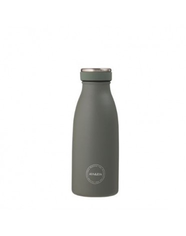 Aya&Ida,  Drinkfles, Drinkfles met deksel, 350 ml, Tropisch Groen