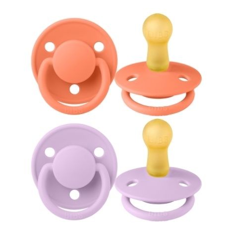 BIBS De Lux - 2 stuks,  Maat 2 (6+ m.),  Rond - Latex
