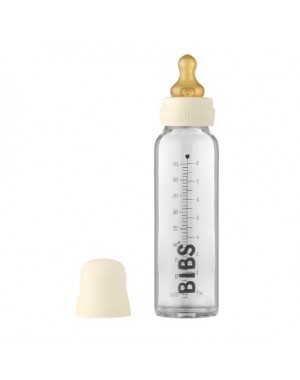 BIBS Baby Glazen Fles, Complete set 225 ml