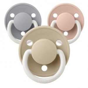BIBS De Lux Night, One size (0-36 maanden), Rond - Silicone