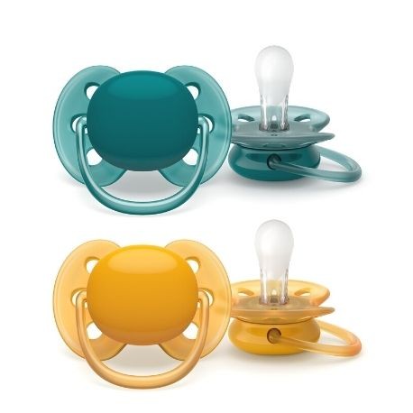 PHILIPS AVENT Ultra Soft - 2 stucks, Maat 2 (6-18 maanden), Symmetrisch - siliconen