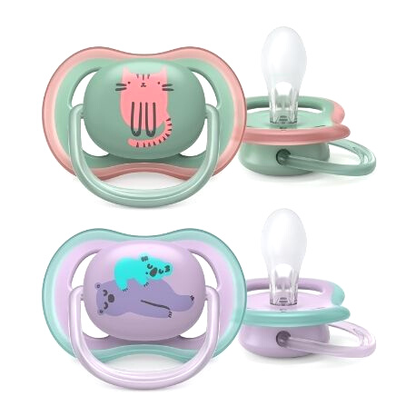 PHILIPS AVENT Ultra Air, Fopspeen 6-18, Symmetrisch - siliconen