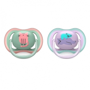PHILIPS AVENT Ultra Air, Fopspeen 6-18, Symmetrisch - siliconen