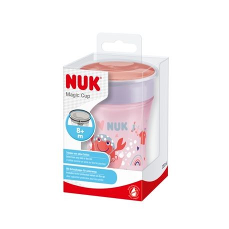 NUK  Magische Beker - beker, Drinkbeker, Roze, 8+m