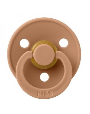 BIBS Colour, Maat 1 (0-6 maanden), Rond - Latex, Speen met naam