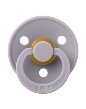 BIBS Colour, Maat 1 (0-6 maanden), Rond - Latex, Speen met naam