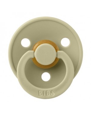 BIBS Colour, Maat 1 (0-6 maanden), Rond - Latex, Speen met naam