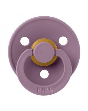BIBS Colour, Maat 1 (0-6 maanden), Rond - Latex, Speen met naam