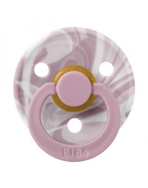BIBS Colour, Maat 1 (0-6 maanden), Rond - Latex, Speen met naam