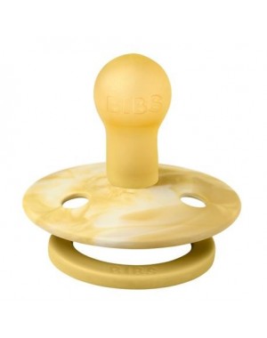 BIBS Colour, Maat 1 (0-6 maanden), Rond - Latex, Speen met naam