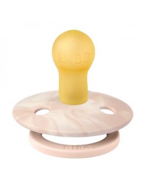 BIBS Colour, Maat 1 (0-6 maanden), Rond - Latex, Speen met naam