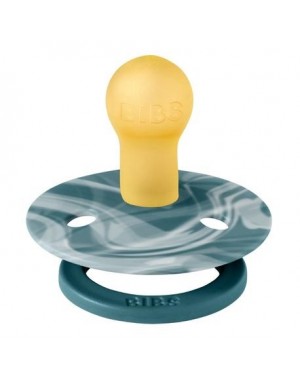 BIBS Colour, Maat 1 (0-6 maanden), Rond - Latex, Speen met naam