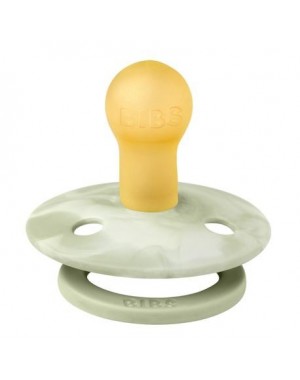 BIBS Colour, Maat 1 (0-6 maanden), Rond - Latex, Speen met naam