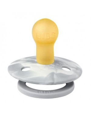 BIBS Colour, Maat 1 (0-6 maanden), Rond - Latex, Speen met naam