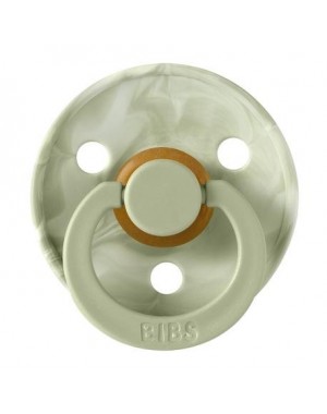 BIBS Colour, Maat 1 (0-6 maanden), Rond - Latex, Speen met naam
