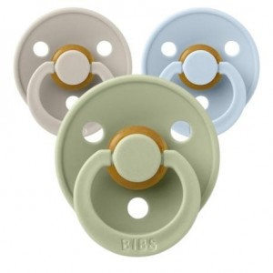 BIBS Colour,  Maat 1 (0-6 maanden), Orthodontisch - Latex