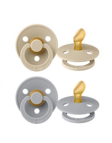 BIBS Colour 2 stuks,  Maat 1 (0-6m), Orthodontisch - Latex