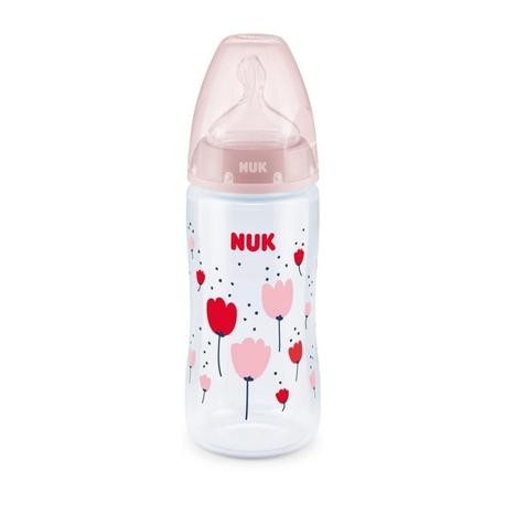 NUK First Choice, Babyfles, Blauw 0-6 maanden. NUK First Choice, Babyfles, Blauw 0-6 maanden.