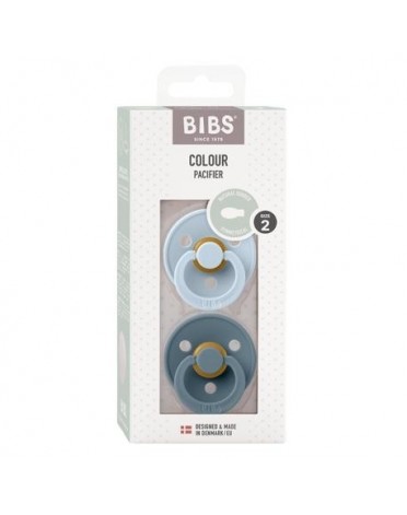 BIBS Colour 2 stuks, Maat 2 (6+m), Symmetrisch - Latex