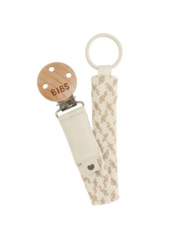BIBS Paci vlecht,  Speenkoord, Ivory / Vanilla