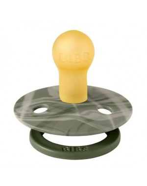 BIBS Colour, Maat 1 (0-6 maanden), Rond - Latex, Speen met naam