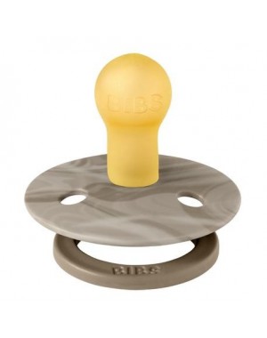 BIBS Colour, Maat 1 (0-6 maanden), Rond - Latex, Speen met naam