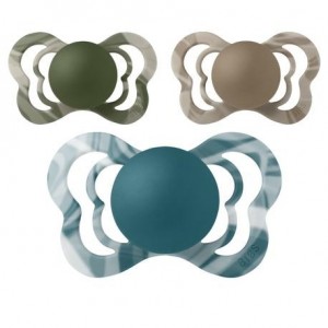 Bibs Couture Tie Dye,  Maat 2 (6+ maanden), Orthodontisch - Siliconen