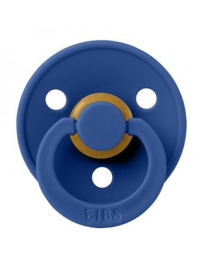 BIBS Colour, Maat 1 (0-6 maanden), Rond - Latex, Speen met naam