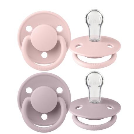 BIBS De Lux - 2 stuks,  One size (0-36 m.), Rond - Silicone