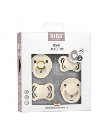 Bibs Try-it-collection, Maat 2 (6+ Maanden), Ivory