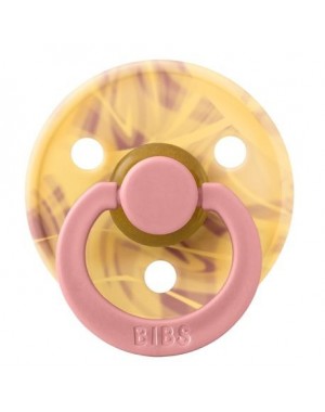 BIBS Colour, Maat 1 (0-6 maanden), Rond - Latex, Speen met naam