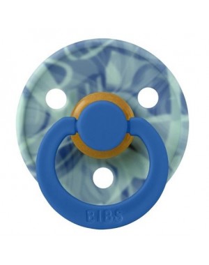 BIBS Colour, Maat 1 (0-6 maanden), Rond - Latex, Speen met naam