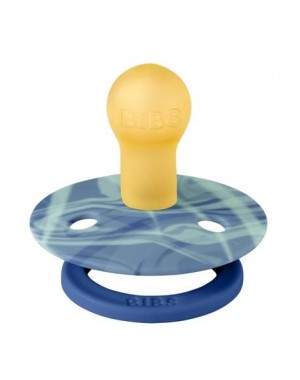 BIBS Colour, Maat 1 (0-6 maanden), Rond - Latex, Speen met naam