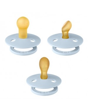 BIBS Try-It Colour - 3 Pack, Maat 1 (0-6 maanden.)