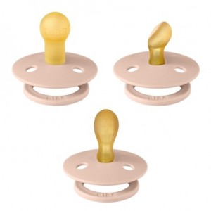 BIBS Try-It Colour - 3 Pack, Maat 1 (0-6 maanden.)