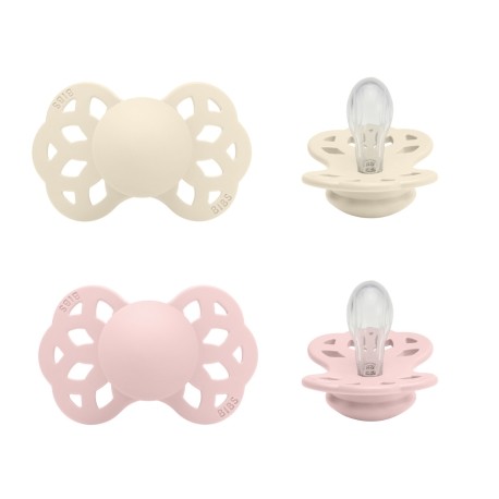 BIBS Infinity 2-pack,  Maat 1 (0-6 m), Symmetrisch - Silicone